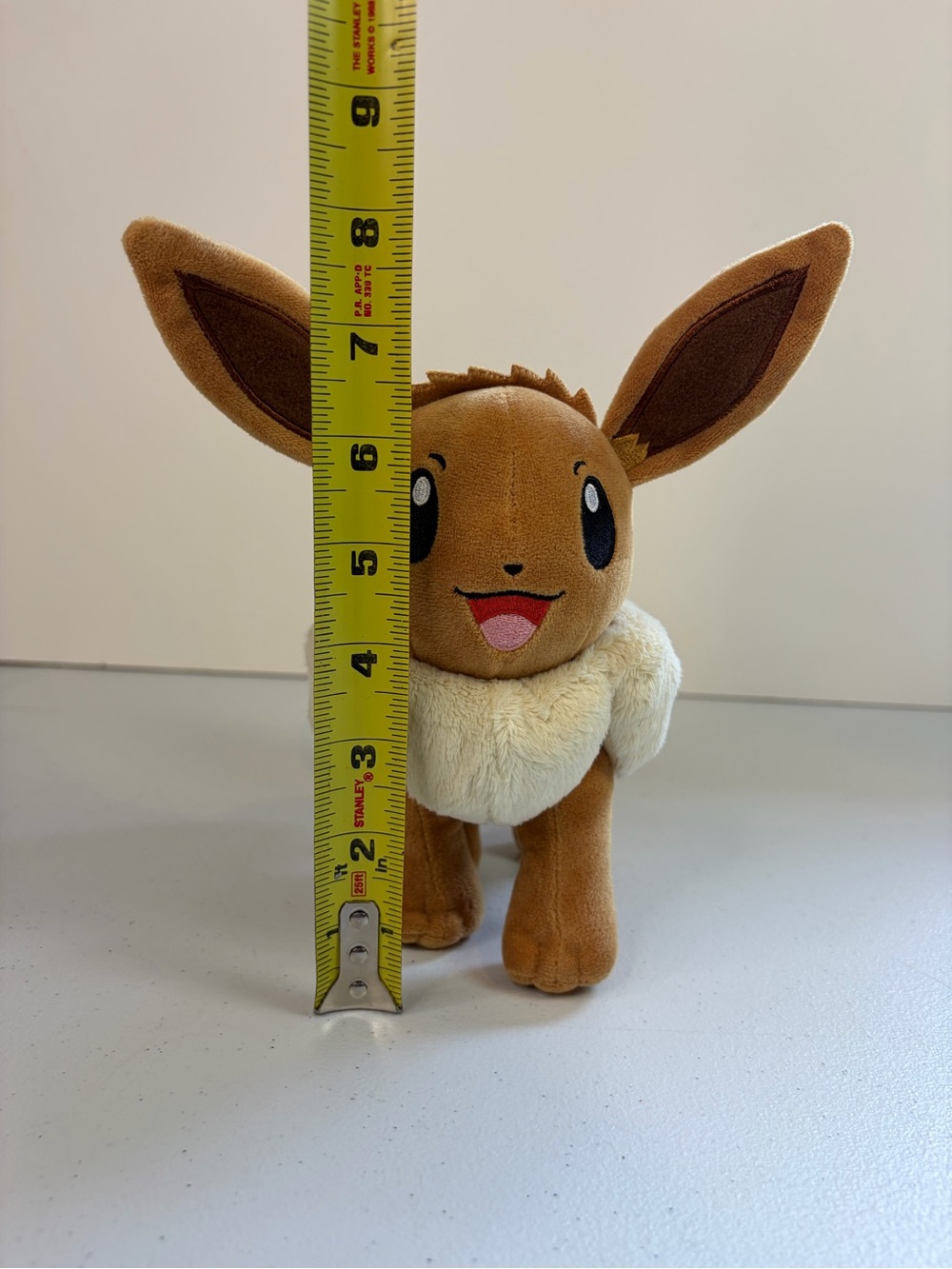 Vintage Pokemon Eevee Plush Stuffed Animal Toy 2022 Nintendo Game Freak 8in - Picture 6 of 6